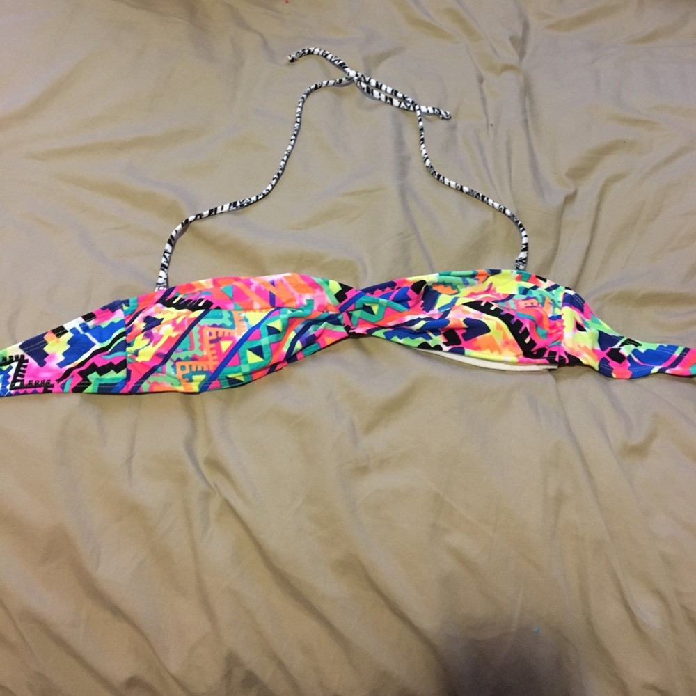 Colorful Strap or strapless swimsuit top