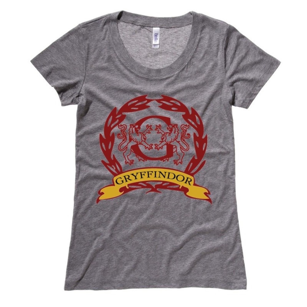 Harry Potter Gryffindor Crest Grey Crew Neck