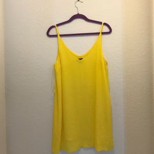 Yellow Topshop Shift Dress