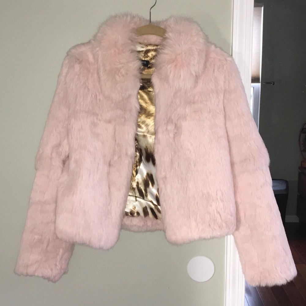 Rabbit fur jacket