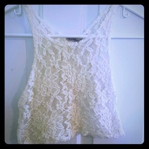 Lace crop top