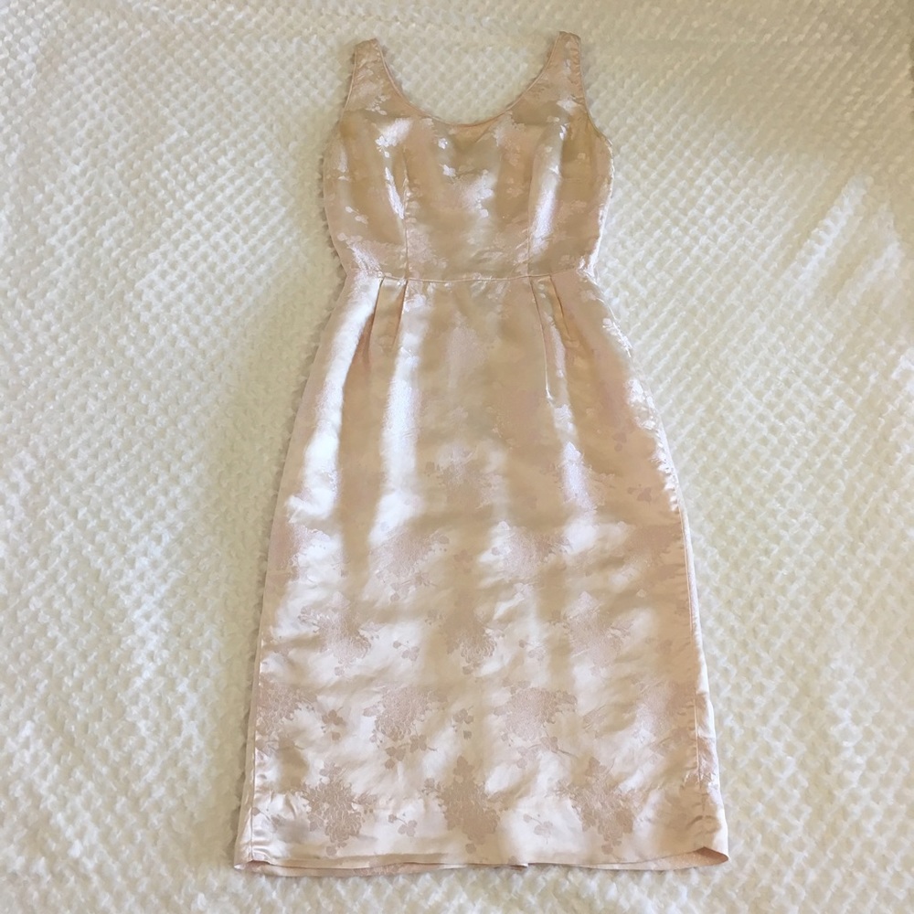 •SOLD• Vintage 1960s Lauhala Silk Dress