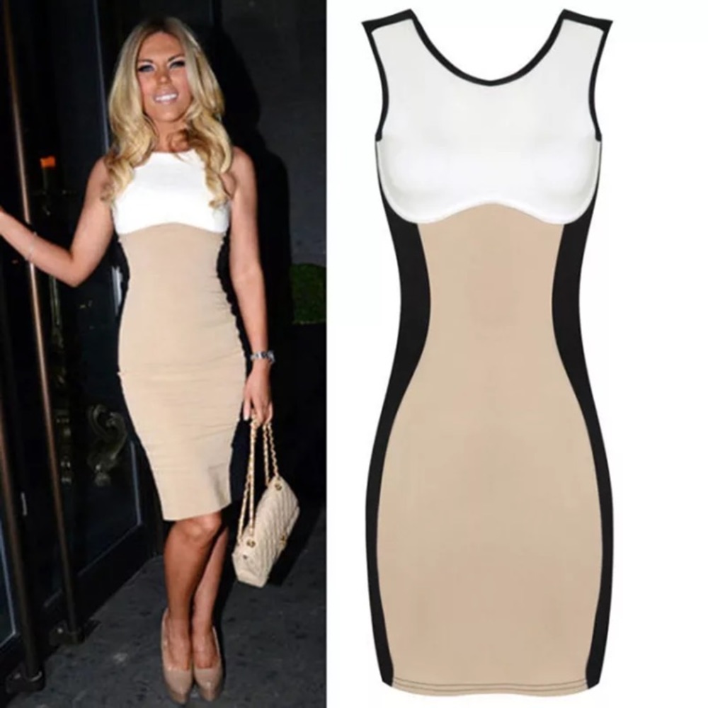 • illusion color block dress • - Picture 3 of 3