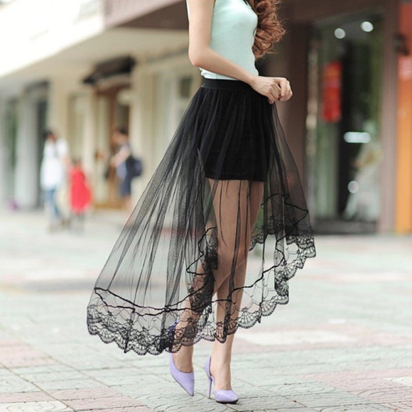 tRINITY Squared• Dresses & Skirts - NEW>CARRIE L a c e Тυтυ [Вlacĸ] [O//S]•