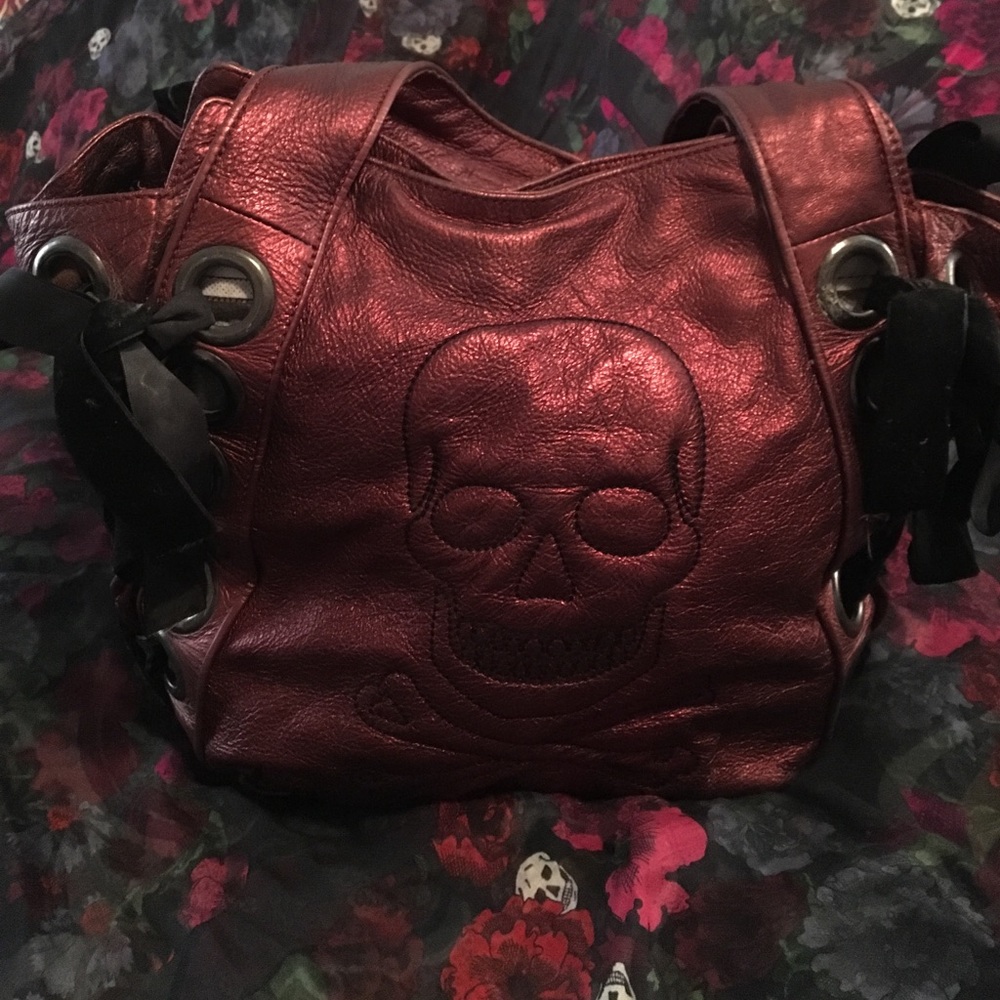 Betsey Johnson Skull Hobo/shopping bag