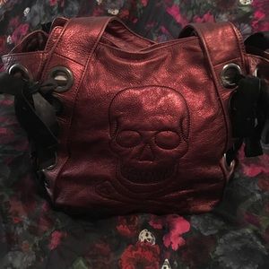Betsey Johnson Skull Hobo/shopping bag