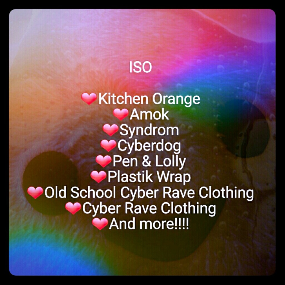 ISO Cyber Clubwear Rave Clothing