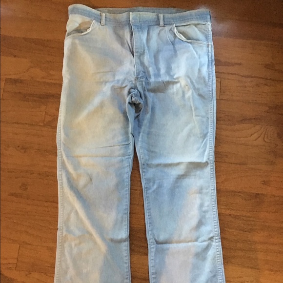 Vintage 1970's Wrangler Distressed Jeans - Picture 1 of 7