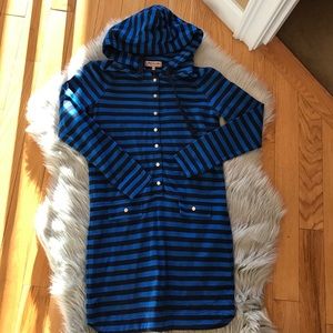 Juicy Couture fleece bathing suit cover up hoodie