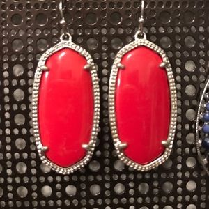 Red Kendra Scott Elle earring