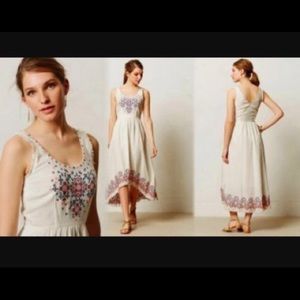 Cissie High Low Embroidered Dress
