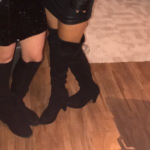 Thigh High Black Boots