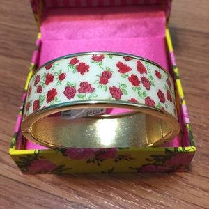 Betsey Johnson rose bracelet