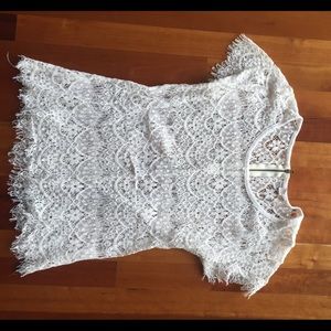 Melrose and market lace shirt