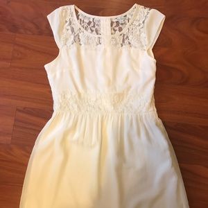 American Eagle White Lace Dress