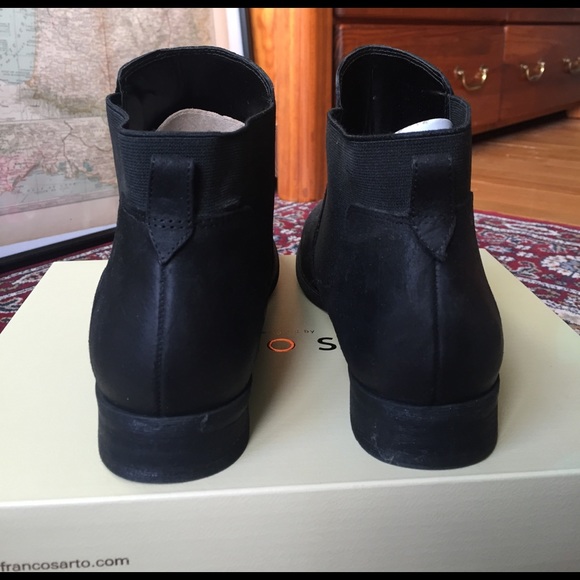 NEW Franco Sarto Black Ankle Booties - Picture 5 of 6
