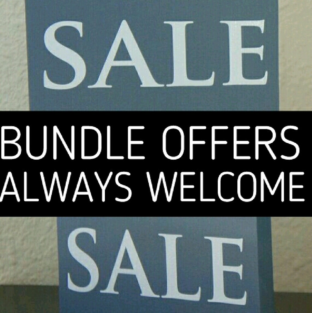 Please feel free to make a bundle offer and save
