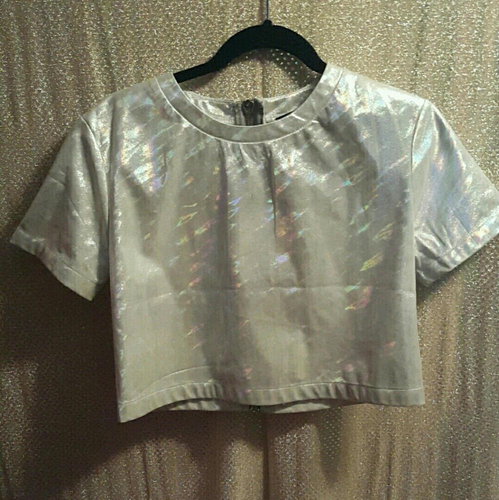 Iridescent Crop Top