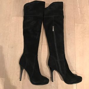 Knee High Suede Boots