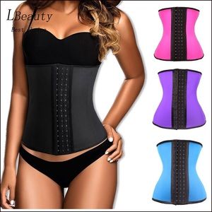 Black Spandex Waist Trainer Size M
