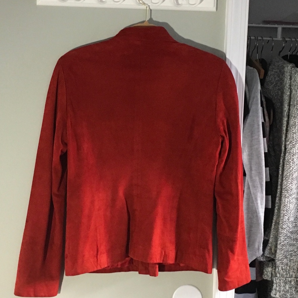 Red suede jacket - Picture 2 of 2