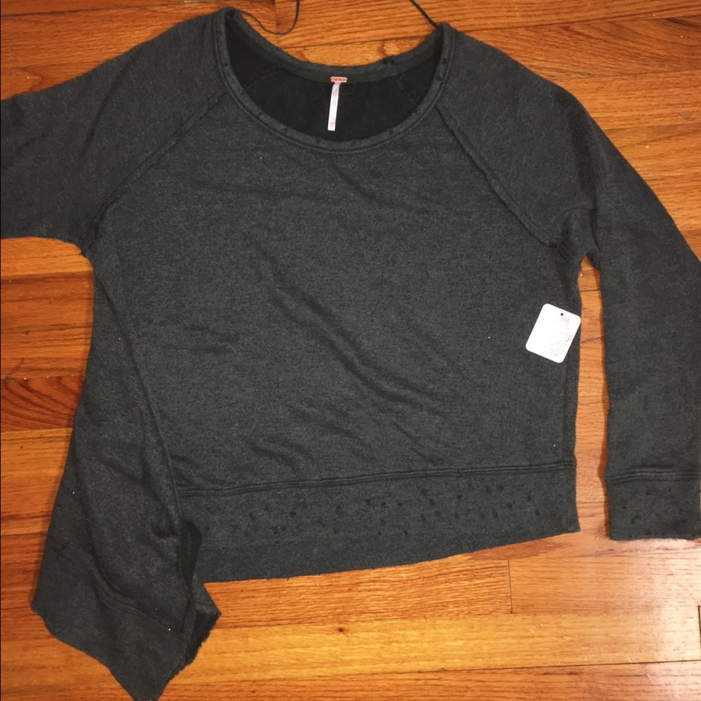Free People Mossy Green sweater