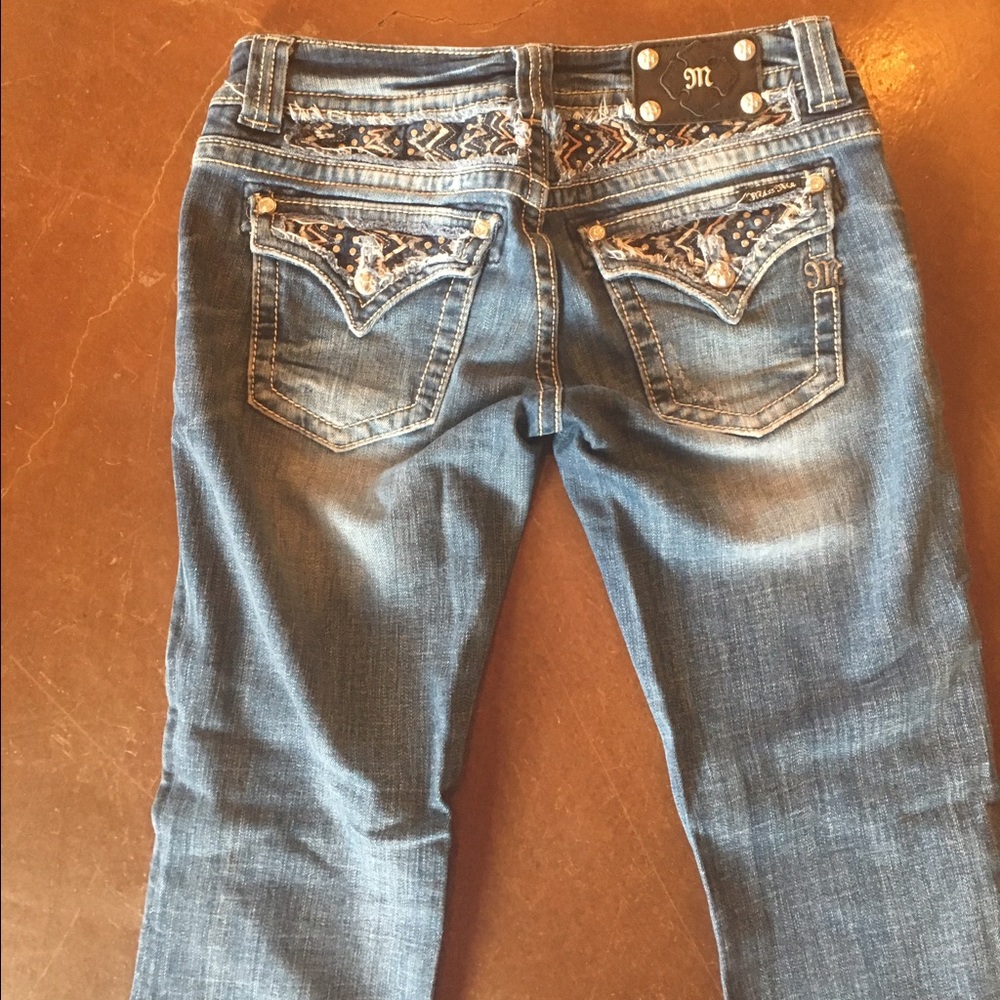 Miss Me Aztec Stitch with Rhinestones as 29