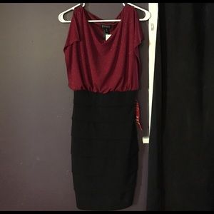 Wine night dress