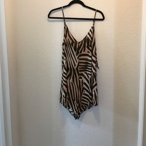 Tiger print Romper