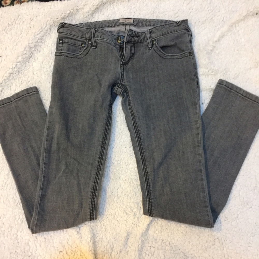 Free People 🦋 gray jeans