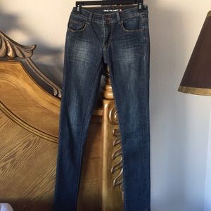 Skinny blue jeans,size 3