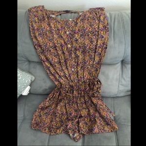 BNWOT floral romper