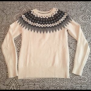 Old Navy fair isle print sweater