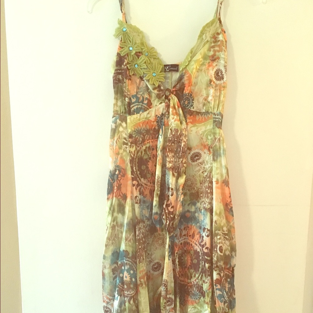 Floral summer dress.