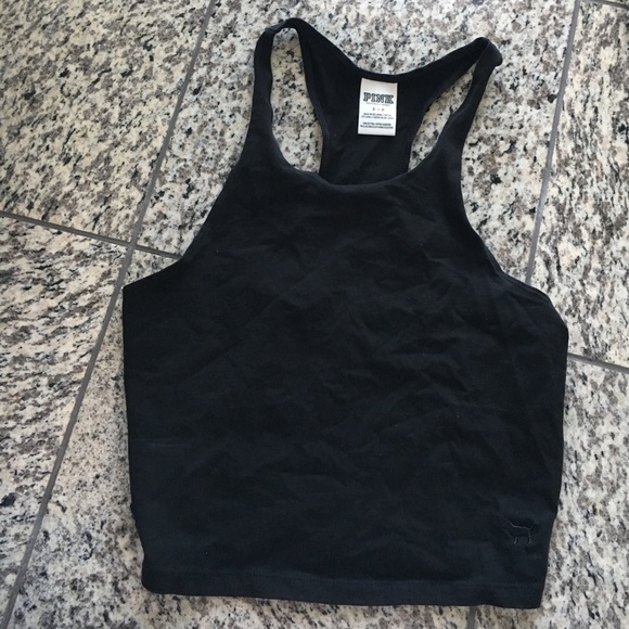 PINK Victoria's Secret Tops - Pink! Black crop top