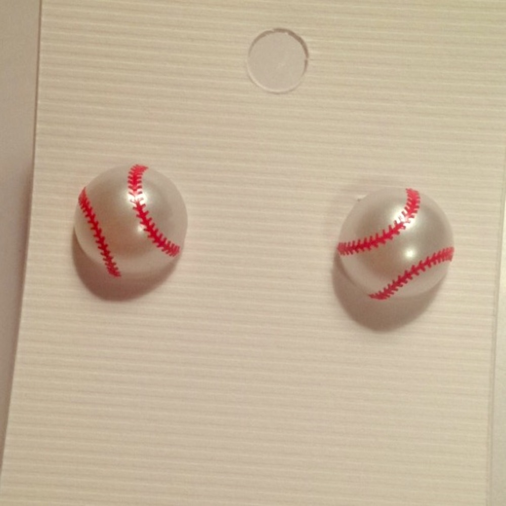 Baseball Earrings