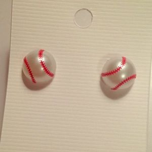 Baseball Earrings