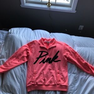Victoria's Secret PINK quarter zip sweatshirt