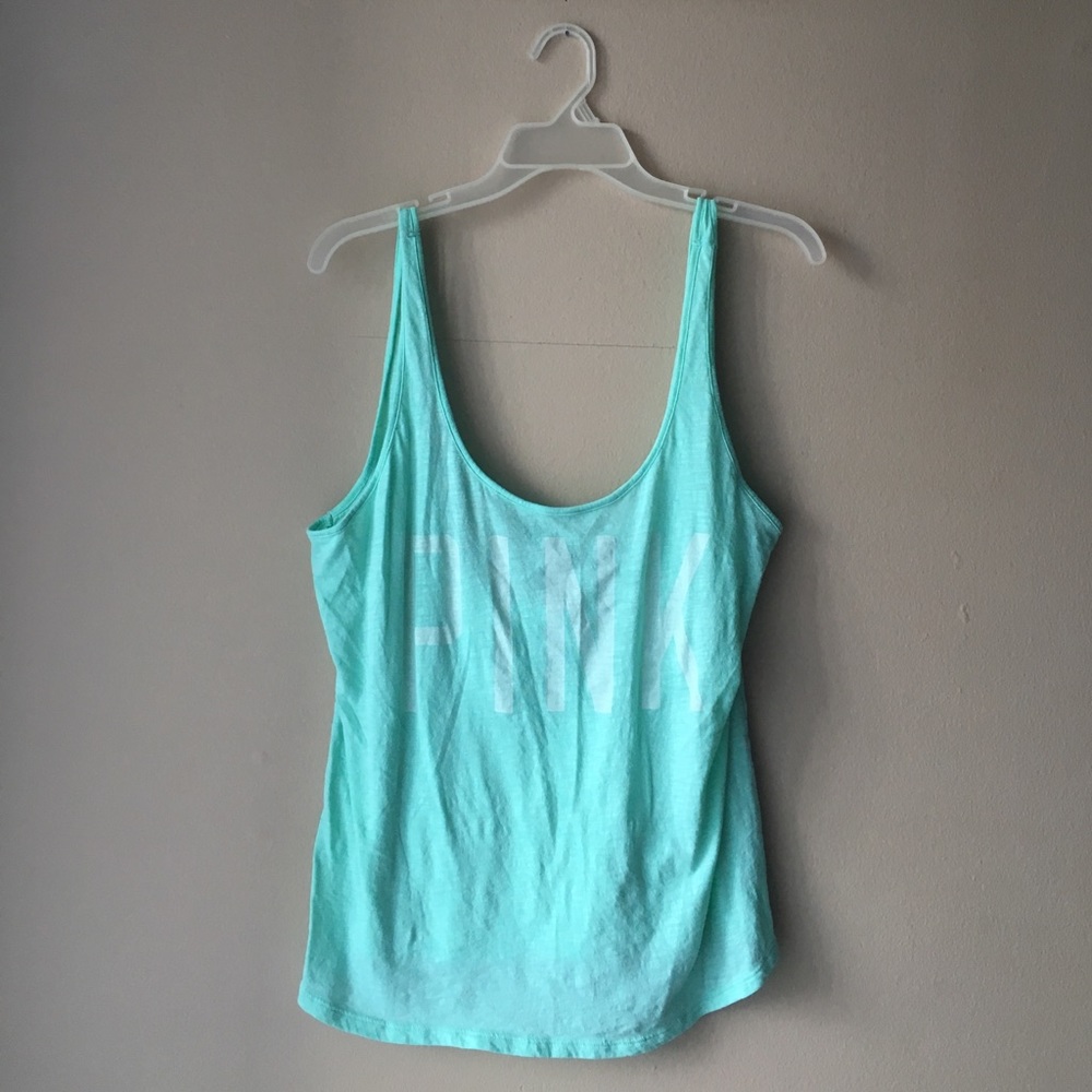 VS PINK - Mint Backless Tank Top