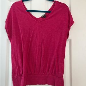 Fuchsia colored Express top