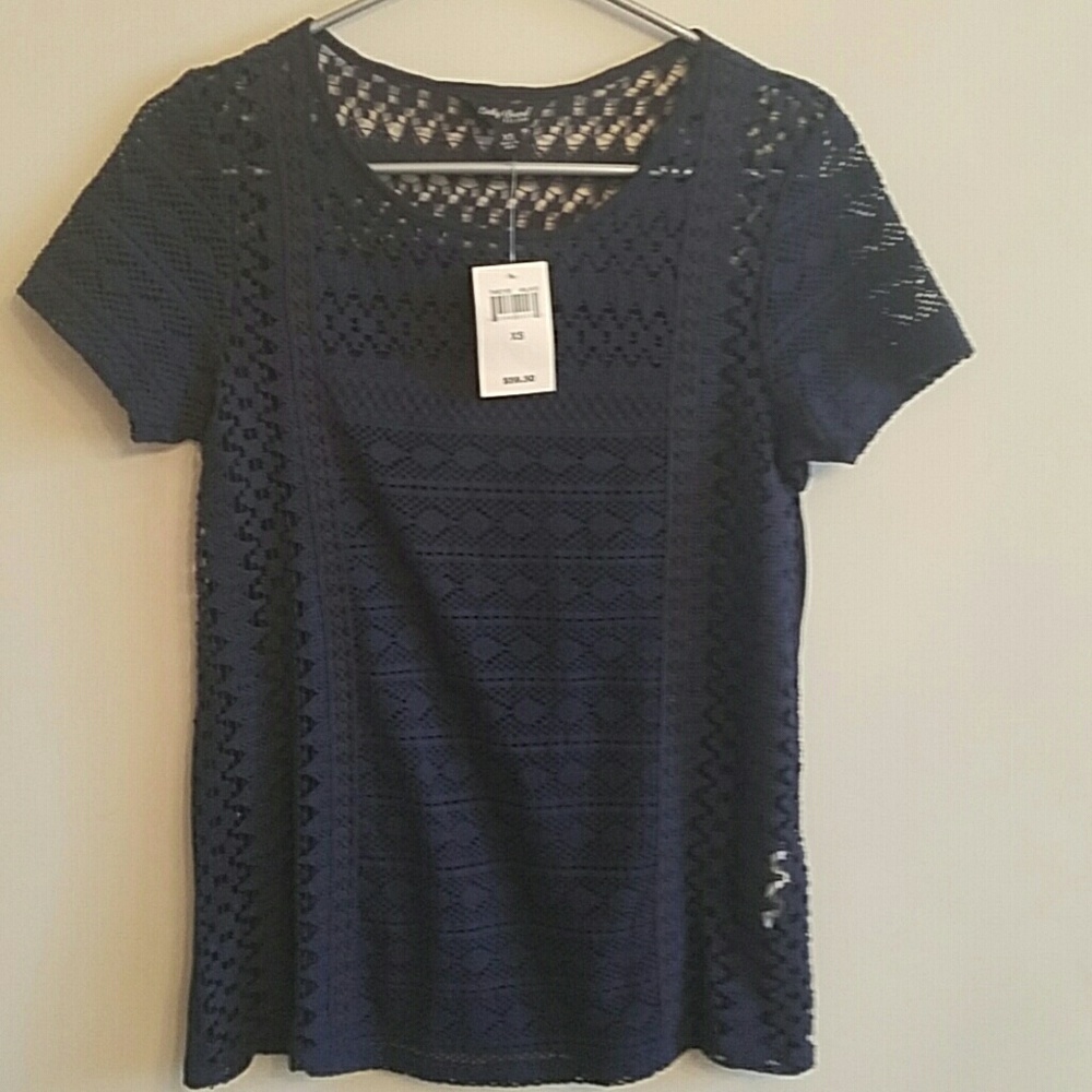 NwT XS lucky Brand top