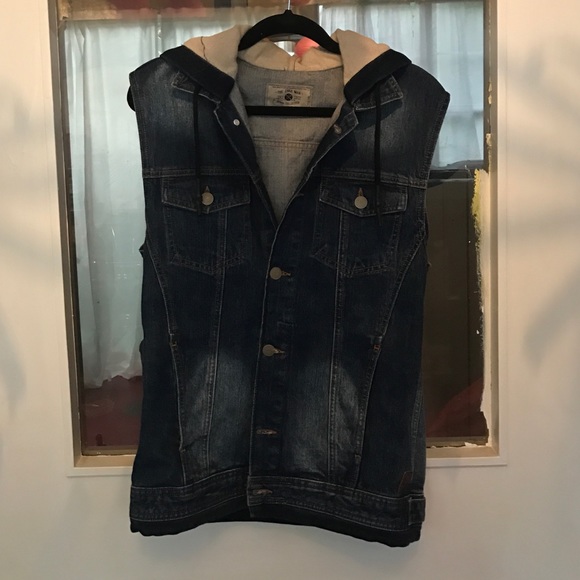 zara jeans vest