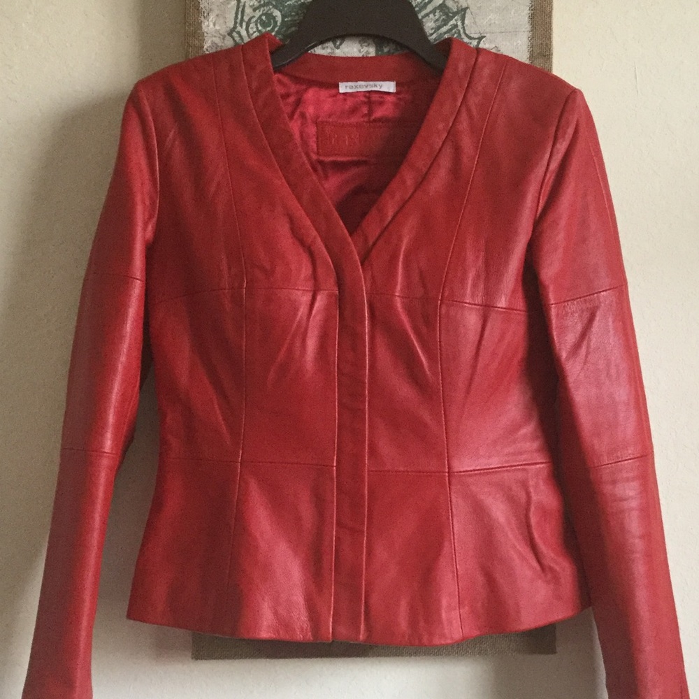 Leather jacket