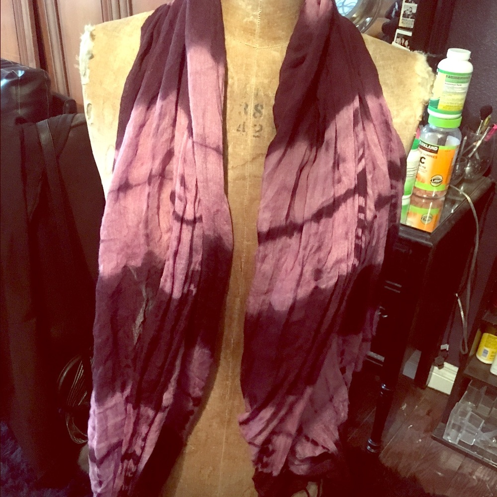 Purple scarf