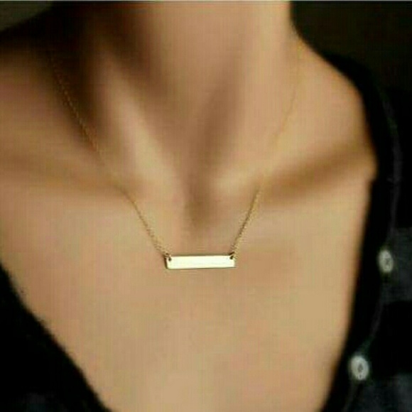 2/$10 Gold Bar Necklace - Picture 2 of 3