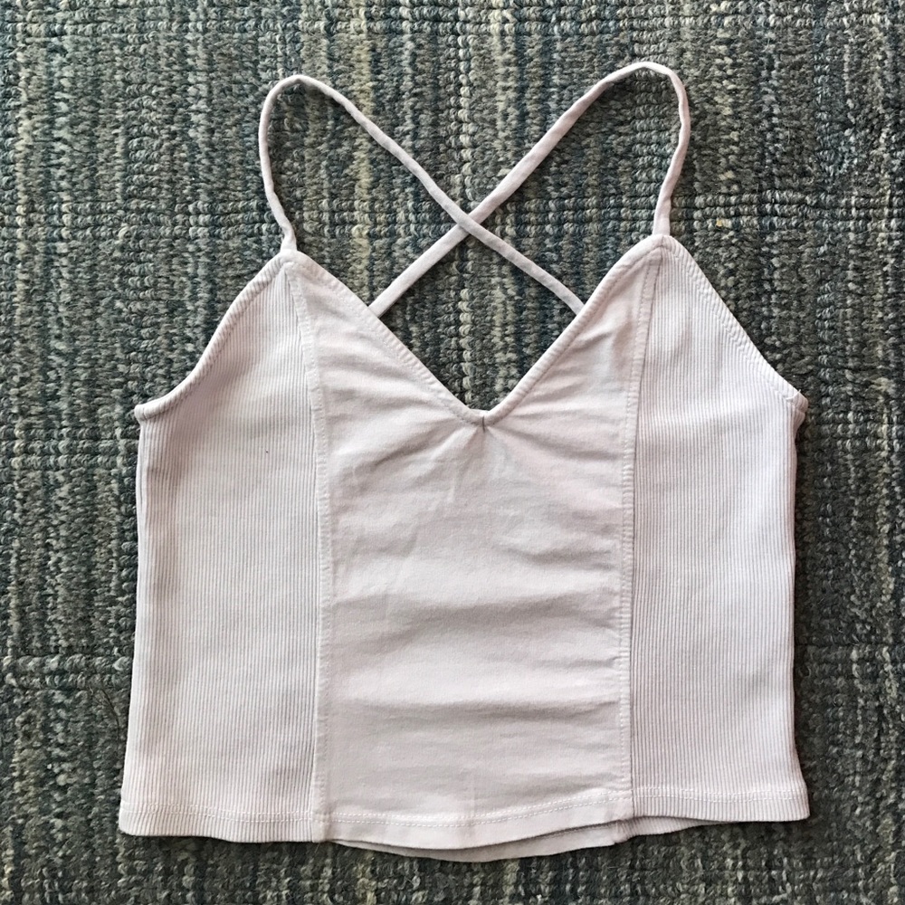 URBAN OUTFITTERS CROPPED LILAC TANK💕