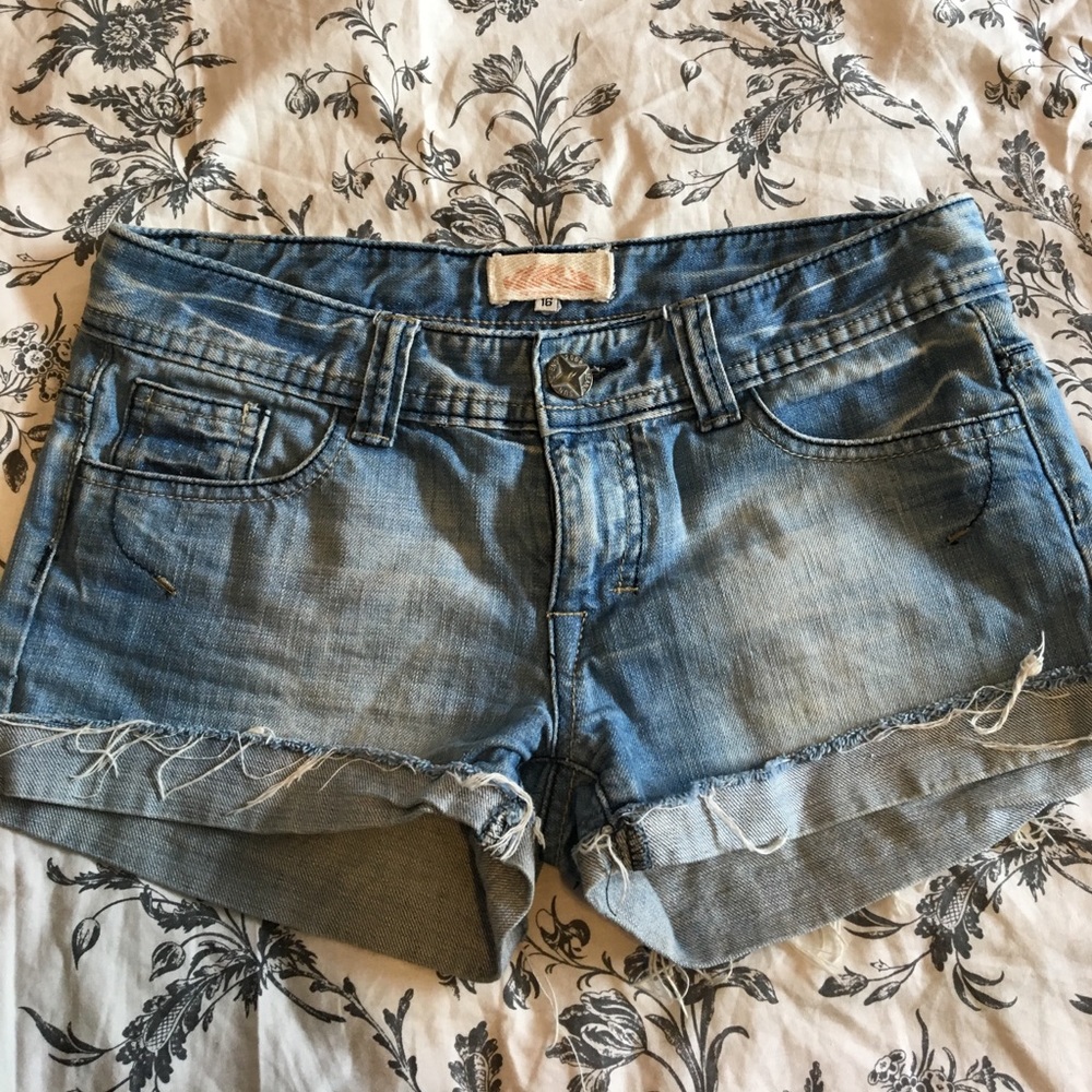 Denim shorts