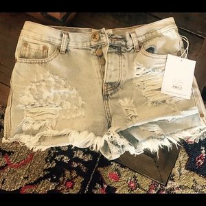 OneTeaspoon denim shorts