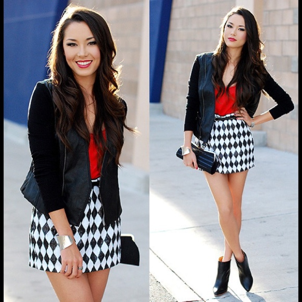 Bebe sexy leather Motor vest NWT