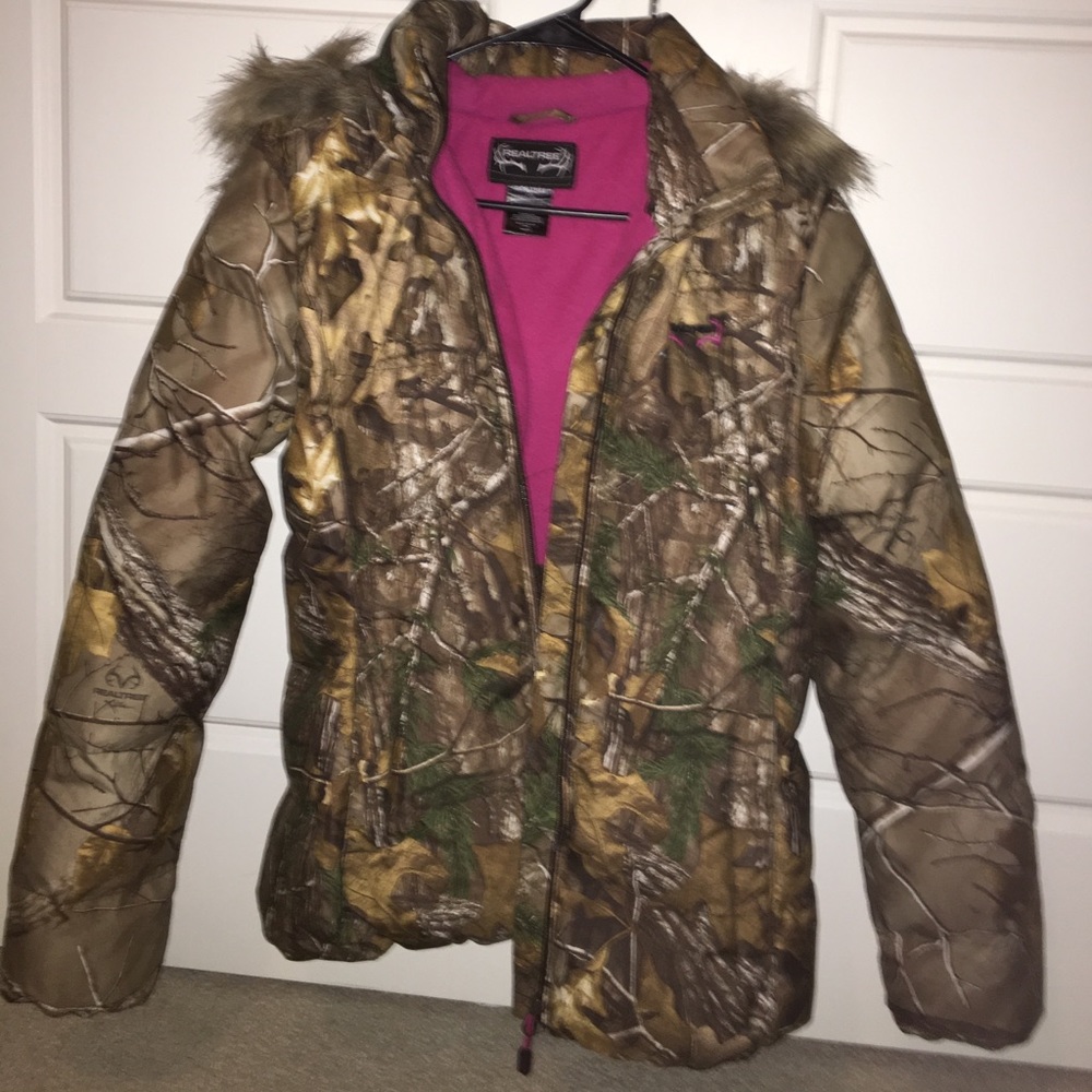 Real tree winter coat